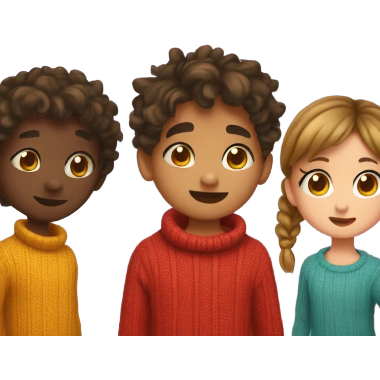 home alone kid kissing girl emoji