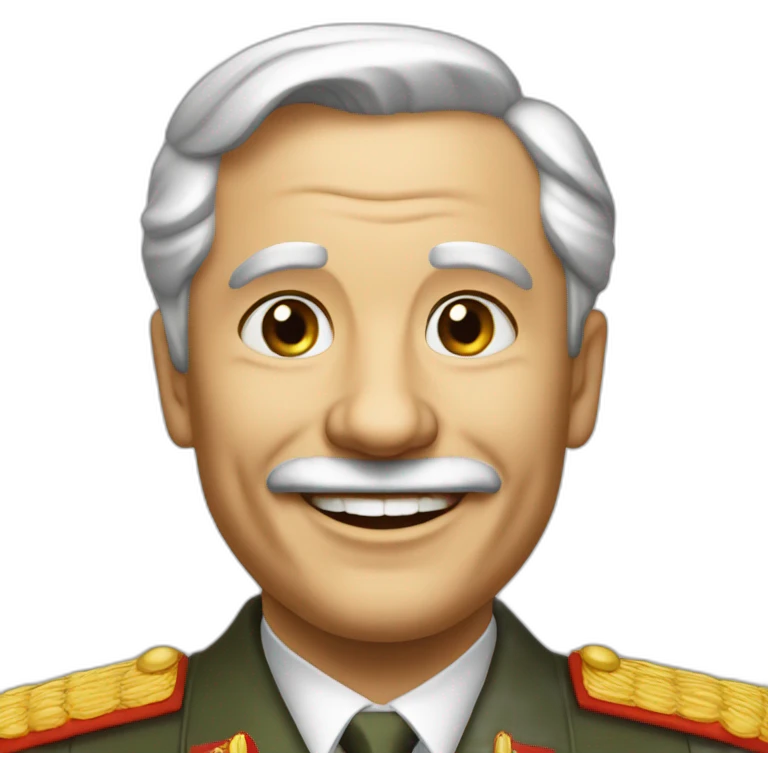 The known leader of USSR smiling emoji