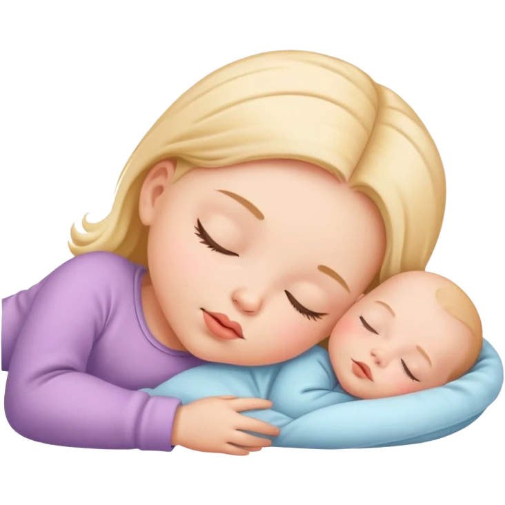 Baby Girl sleeping beauty emoji