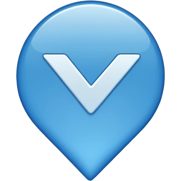 Checkmark blue emoji