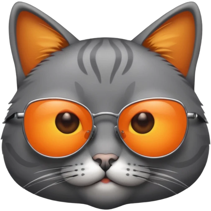 Cat wearing sunglasses emoji