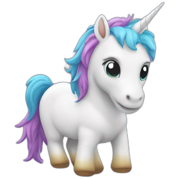 Licorne sur ours emoji