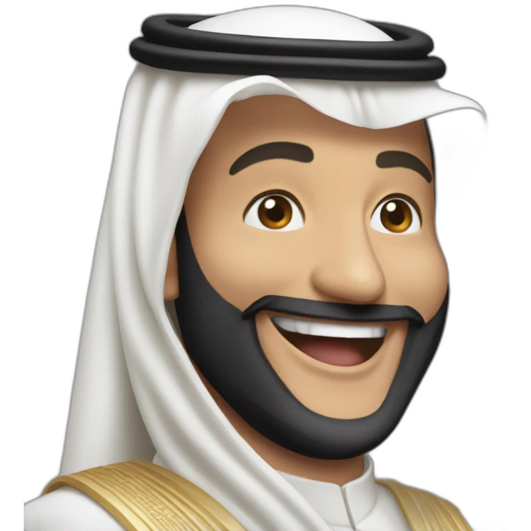 Mohammed bin salman laughing emoji