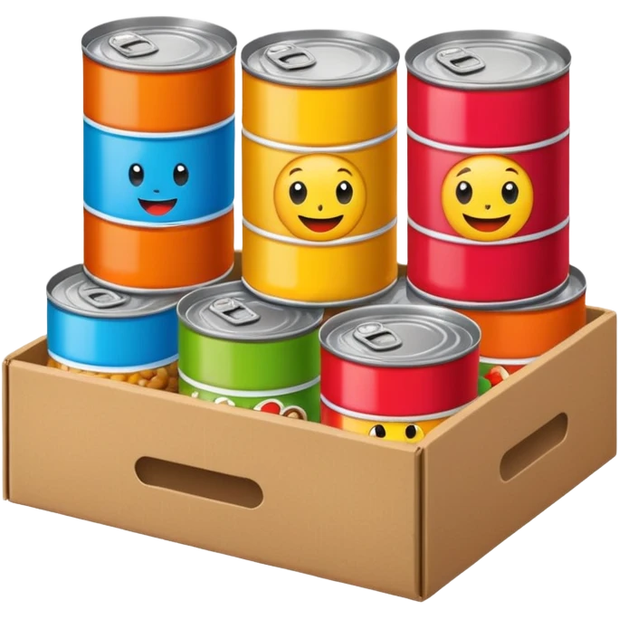 canned food in a box emoji