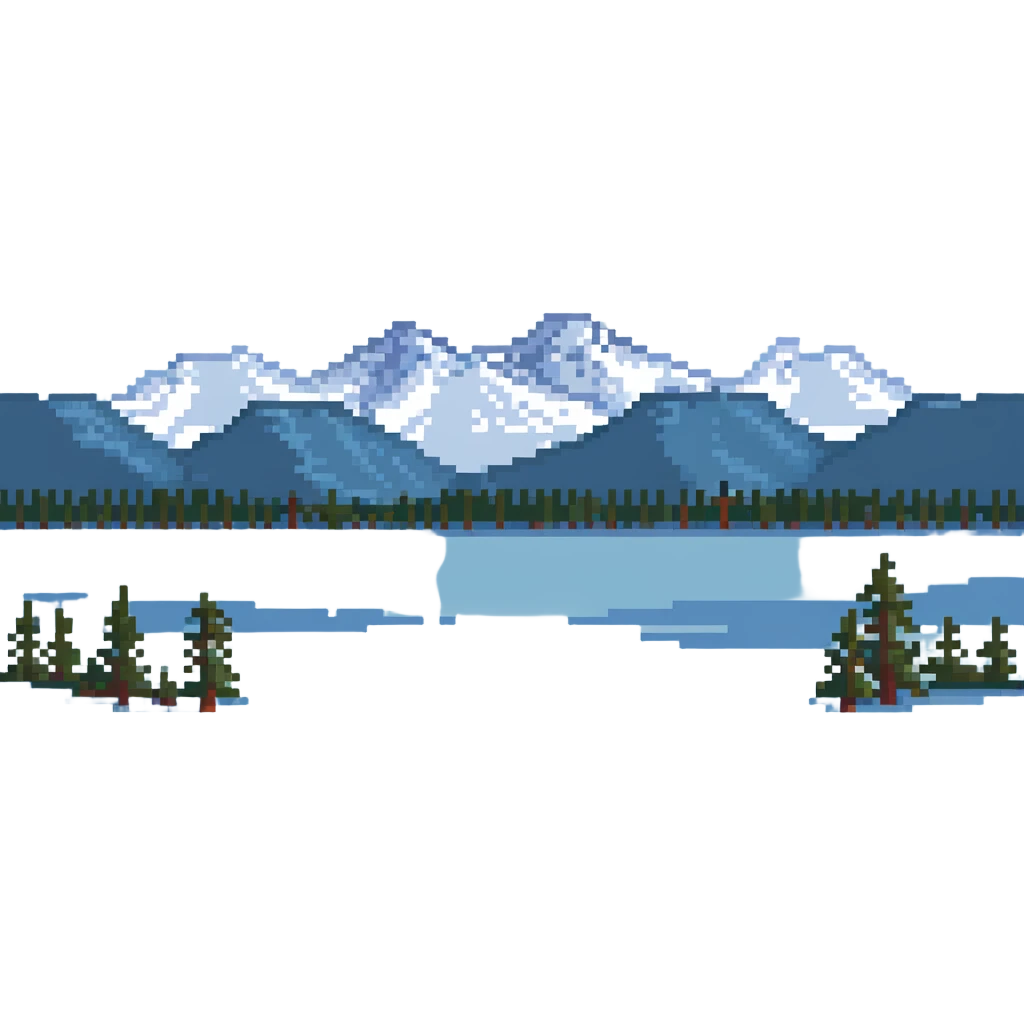 tent camping in Lapland wilderness with mountains emoji