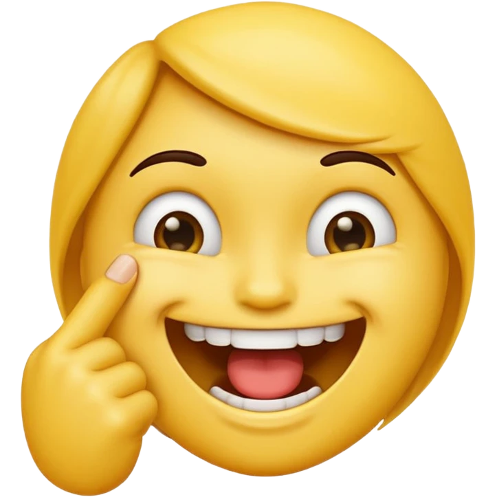 emoji biting finger emoji