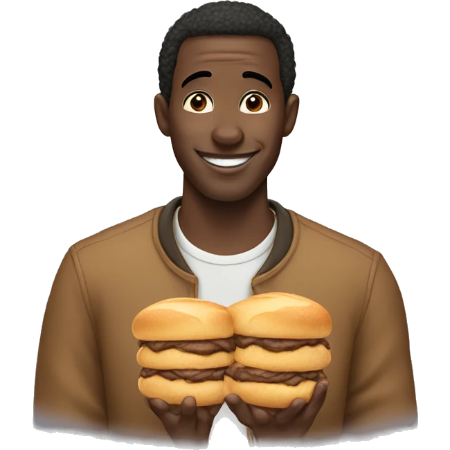 african male, Mickey Mouse buns emoji