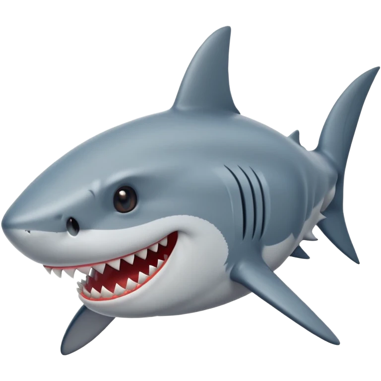 The shark is smiling emoji