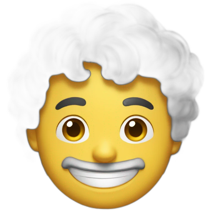 Franco saludando sonriente emoji