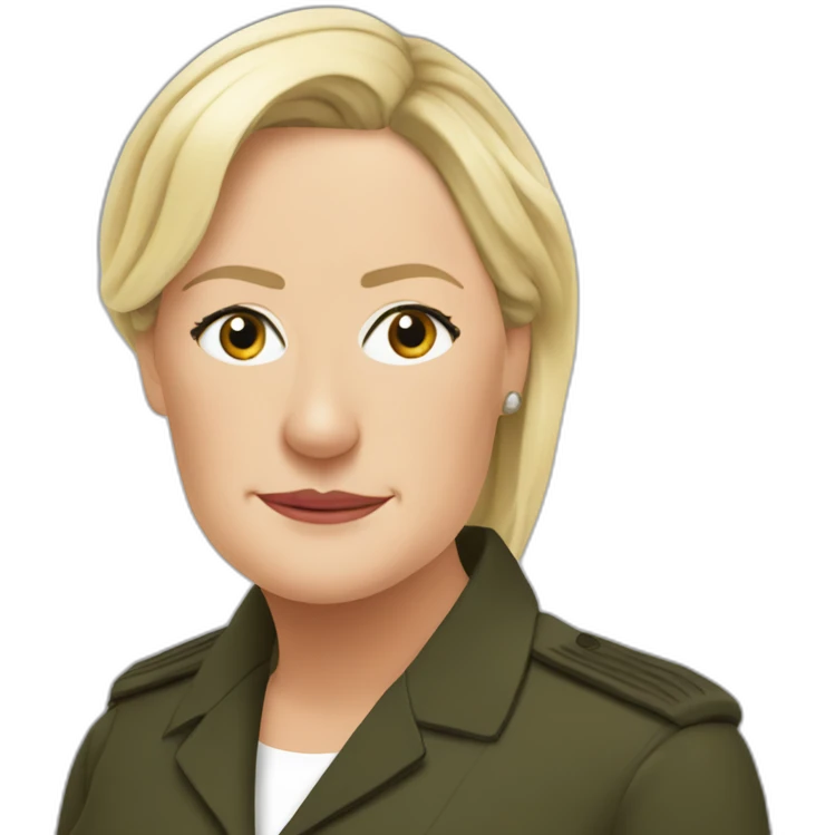 Marine le pen noir emoji