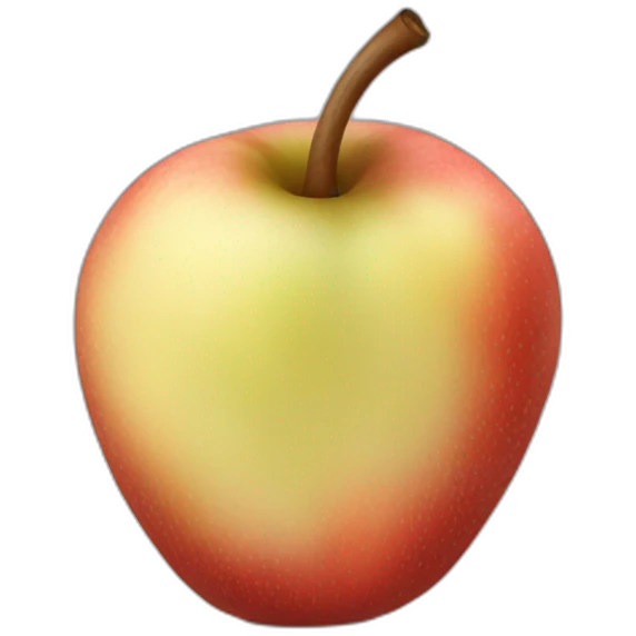 Pomme trognon fini emoji
