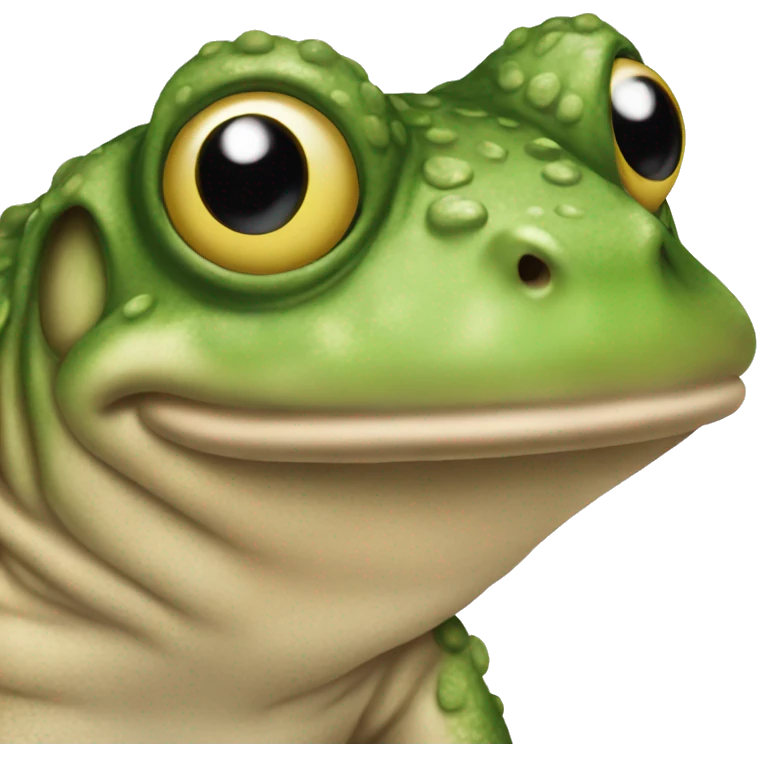 The offended toad emoji