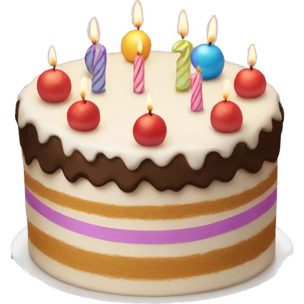Birthday cake emoji