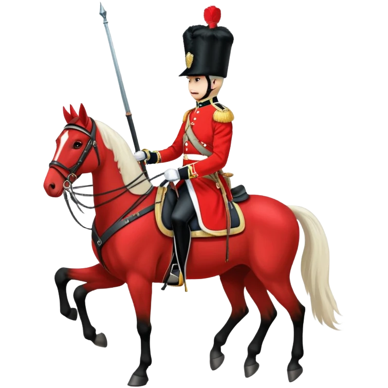 Queens guard on horseback  emoji