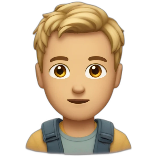 Frastacted boy emoji