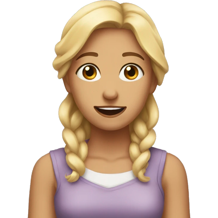 girl i don't know helpless hands up emoji
