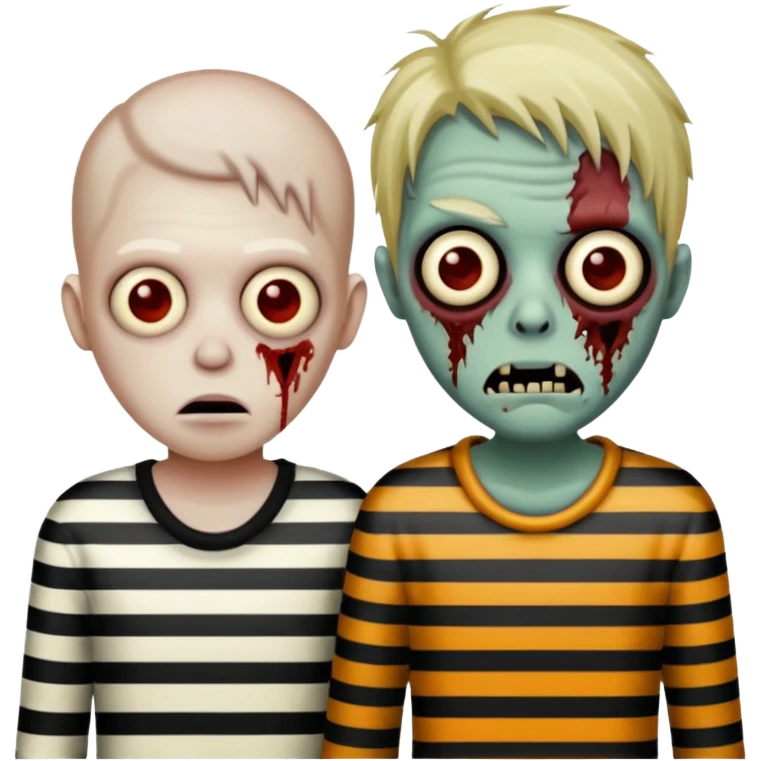 zombies in stripes emoji