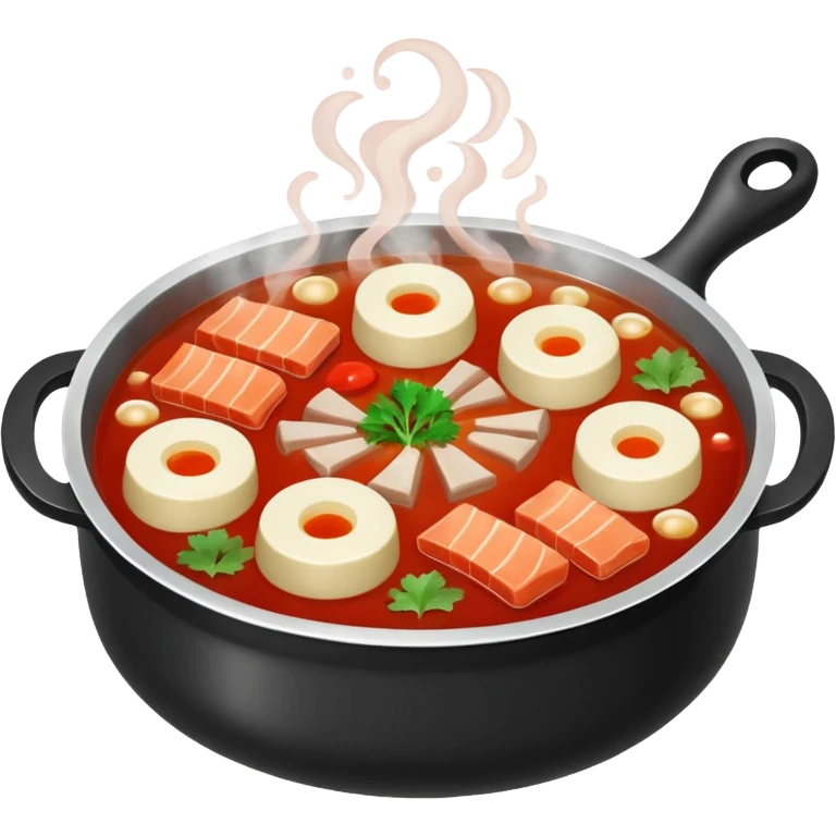 Double flavour hotpot emoji