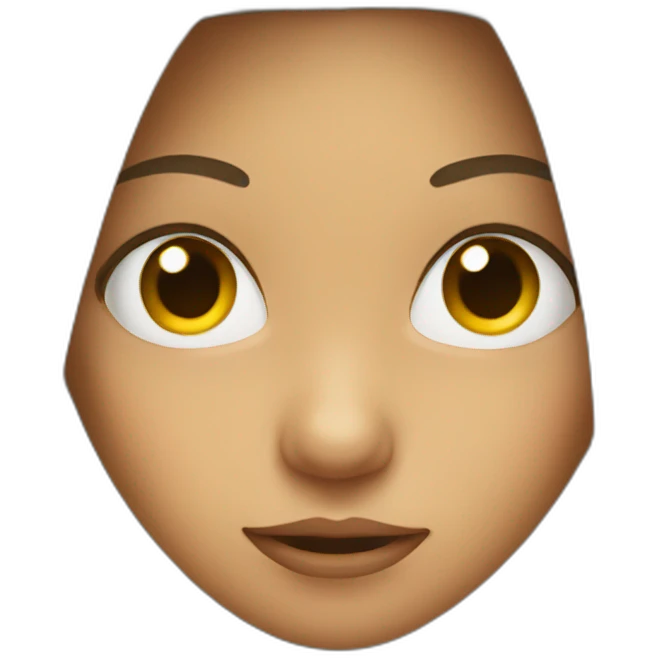 A girl peeking  emoji