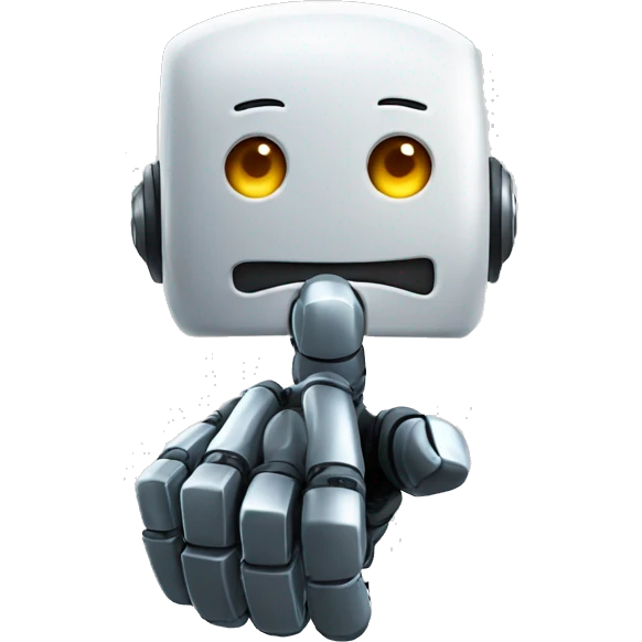 ROBOT INDEX FINGER emoji