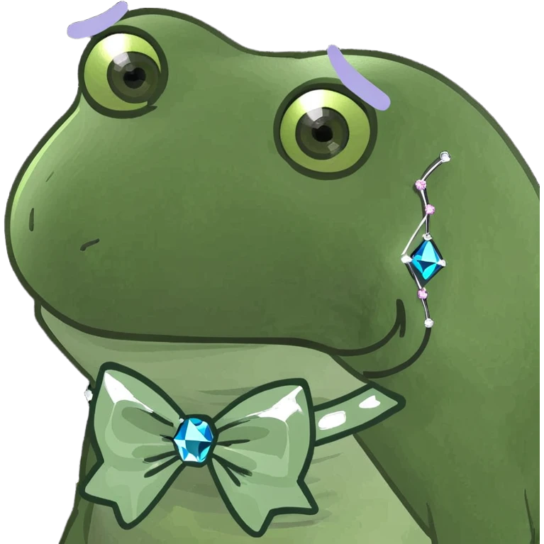 Bow with crystals emoji