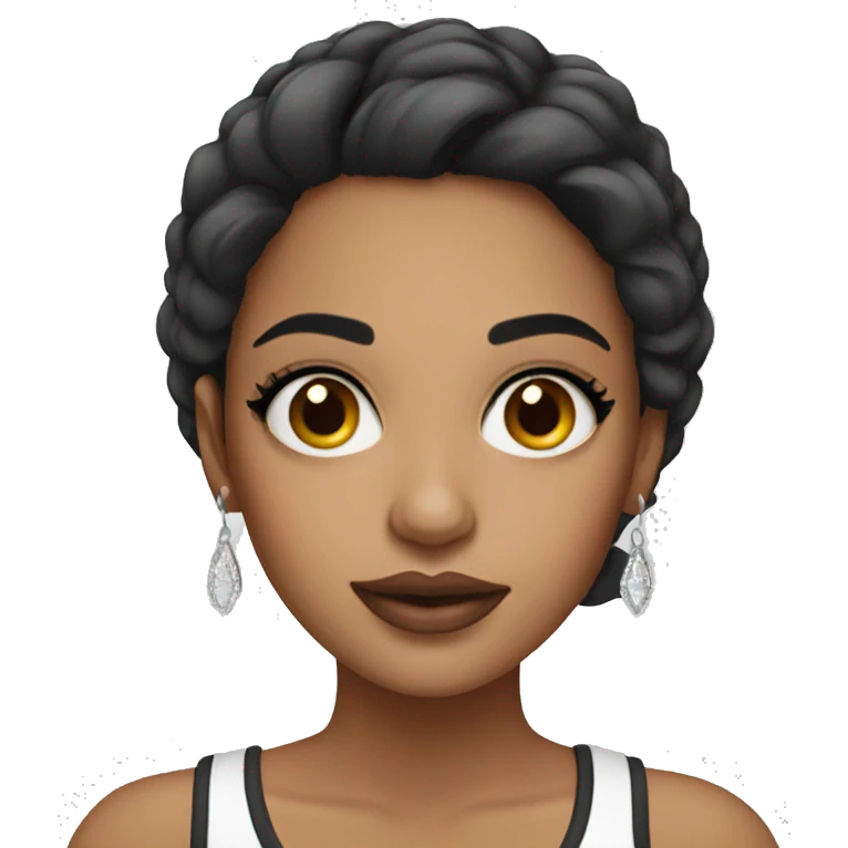 Latina makeup girl  emoji