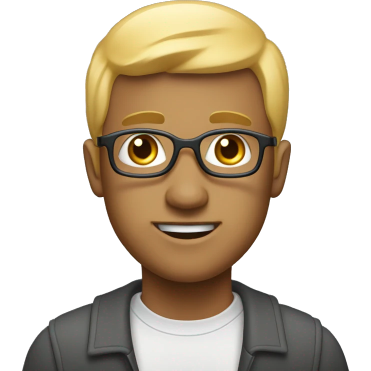 male semi-balded electronics engineer who loves to code and tinker emoji