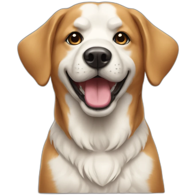 Chien qui pète emoji