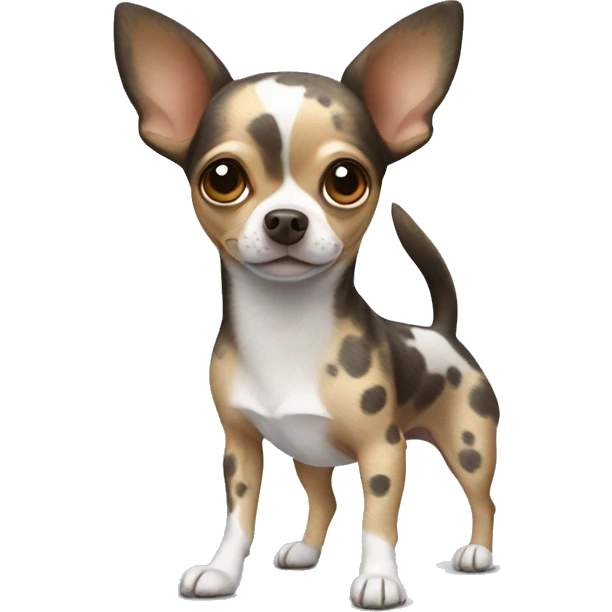 Speckled chihuahua  emoji