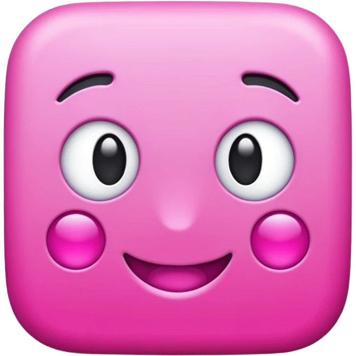 Розовое emoji