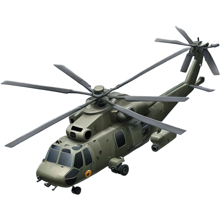 military helicopter emoji