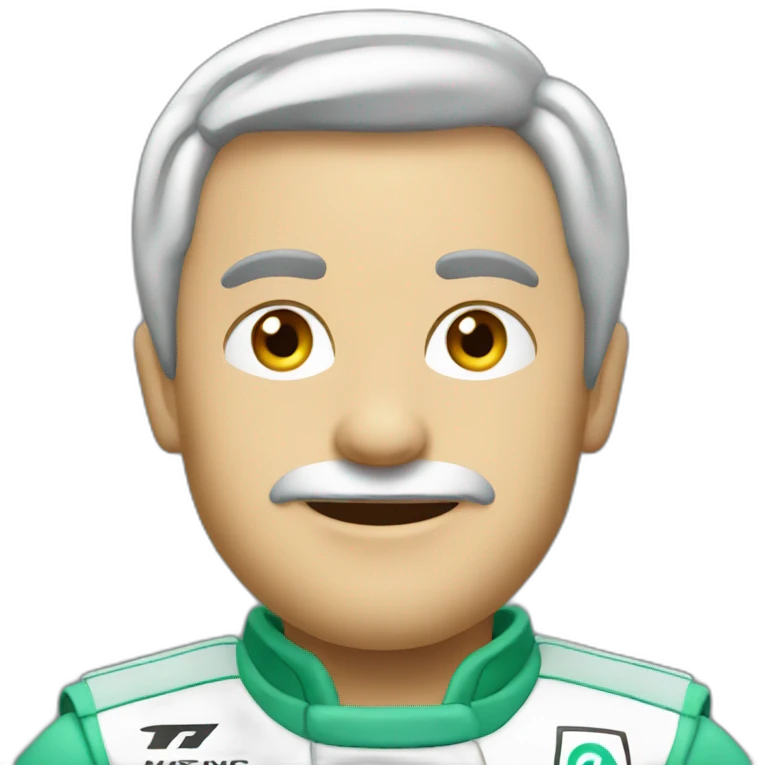 F1 Mercedes emoji
