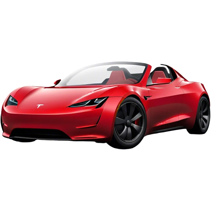 Tesla Roadster - Tesla (Model Year: 2020) (Iconic colour: Dark Red) emoji
