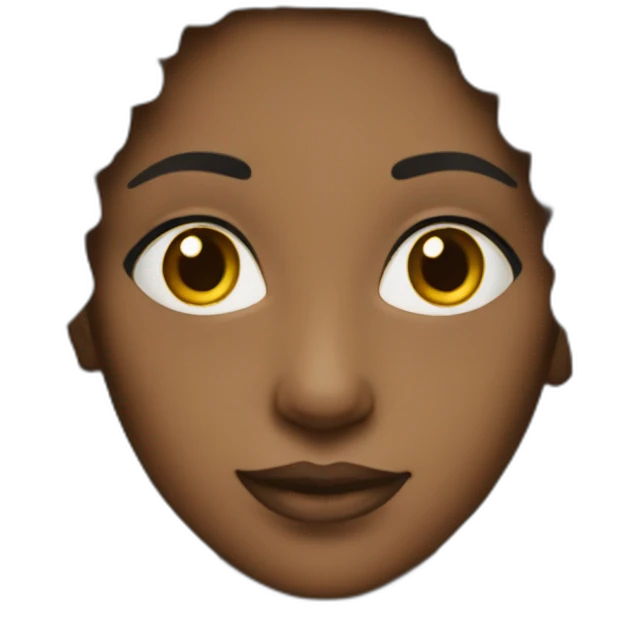 Slim black woman emoji