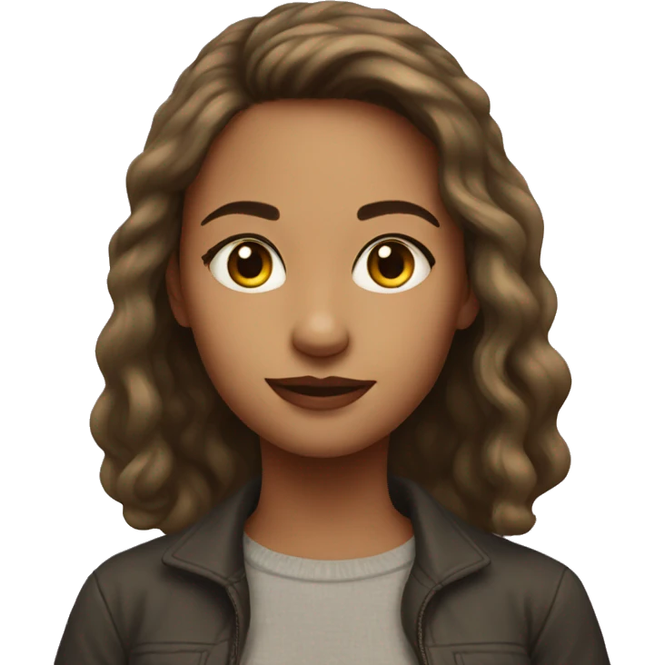 solo portrait of a girl emoji