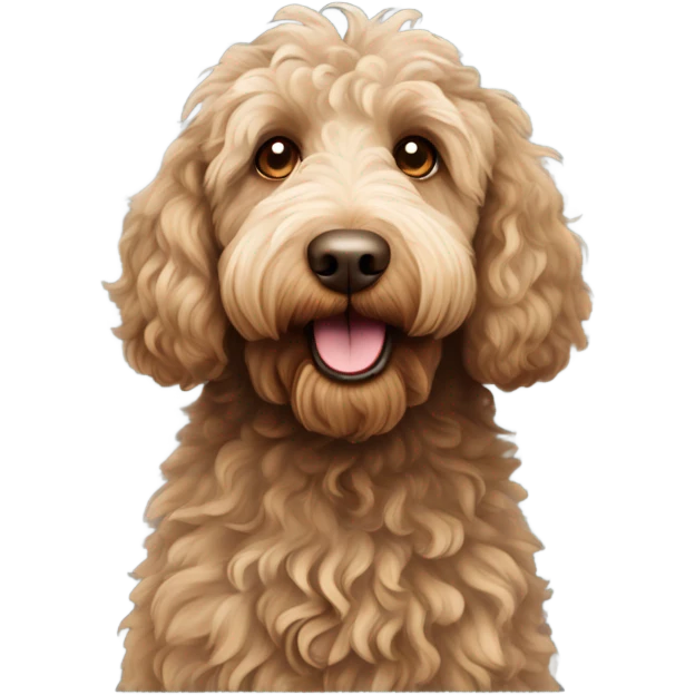 Austalian labradoodle poodle emoji