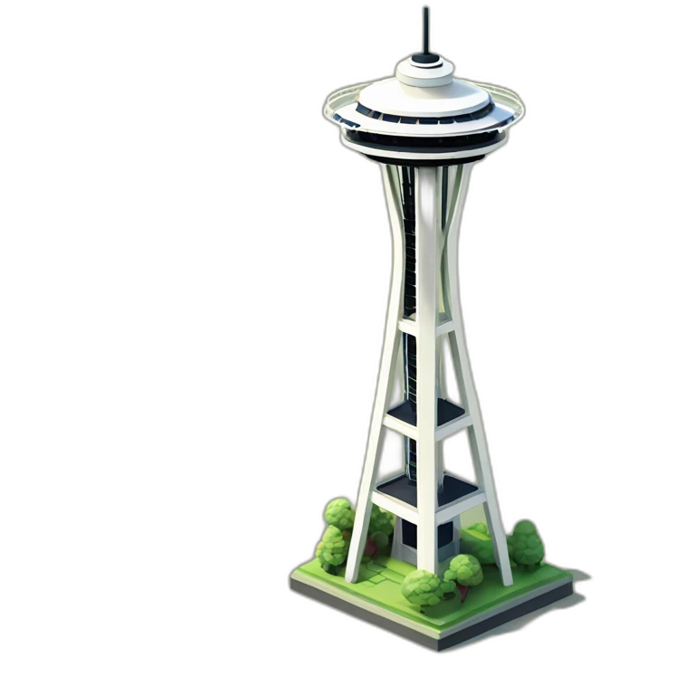 isometric-3d-space-needle-landscape-refined emoji