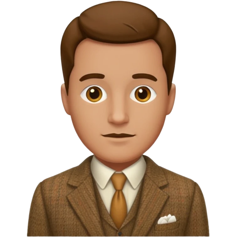 Old british vibe suit man emoji