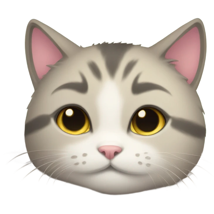 Snuggle kitty emoji