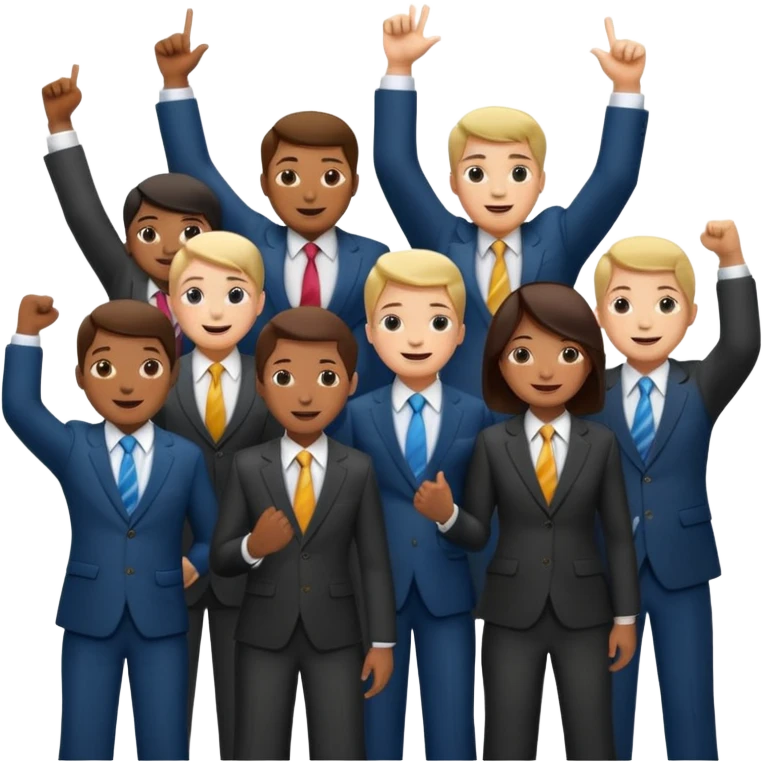 exceeding in a corporate setting, make it more exceeding emoji