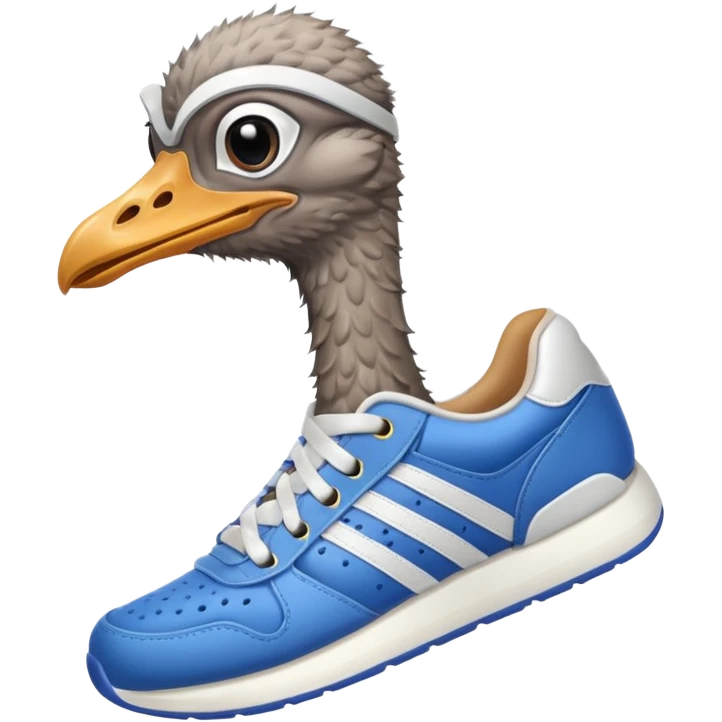  ostrich-in-sneakers emoji