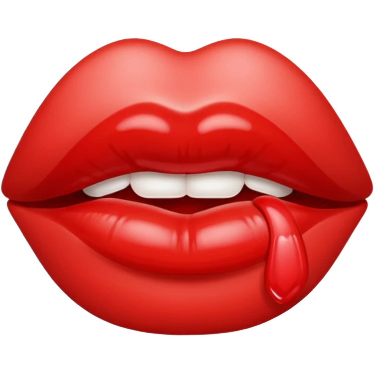Lip kiss emoji
