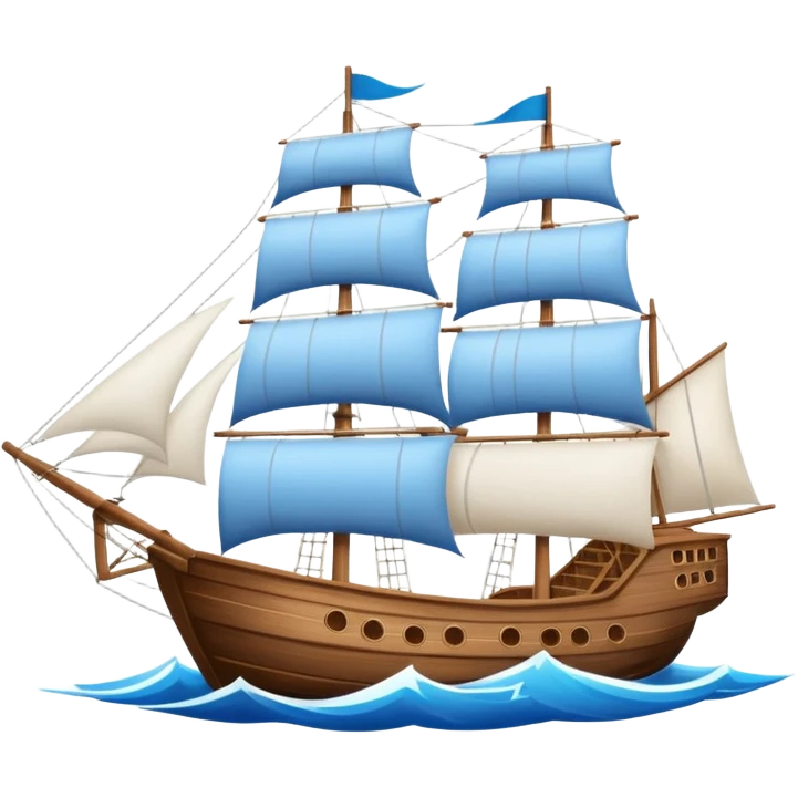 un barco navegando emoji