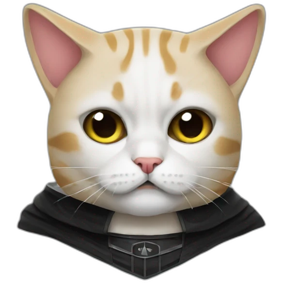 Darth cat emoji