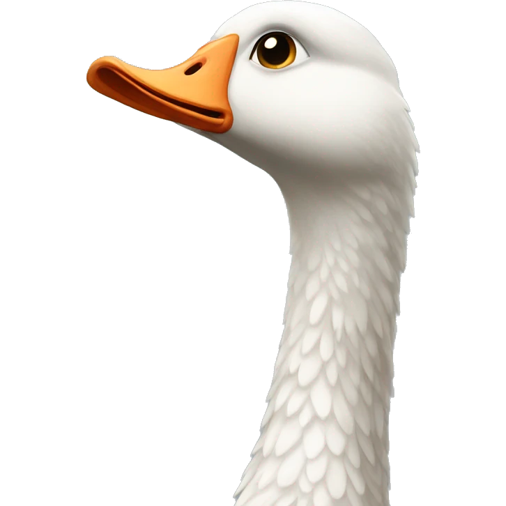 Silly goose emoji