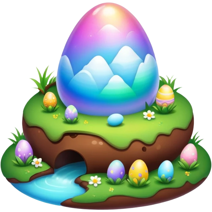 magical poop easter shire landscape  emoji