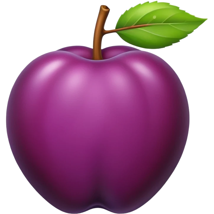 one small plum emoji