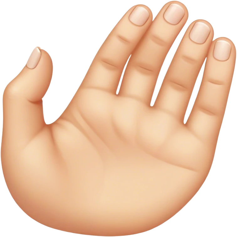 Curved finger emoji