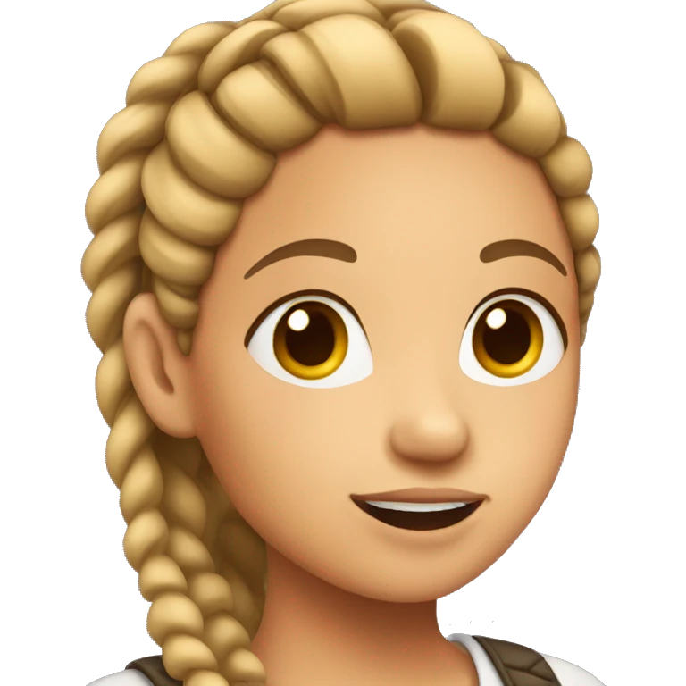 Girl with Braids emoji