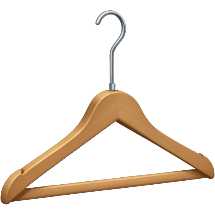 Hanger emoji full wooden and 30°angle emoji